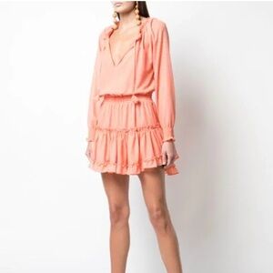 Elegant Coral Dress
